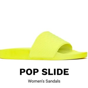New Neon Yellow Pop Slide